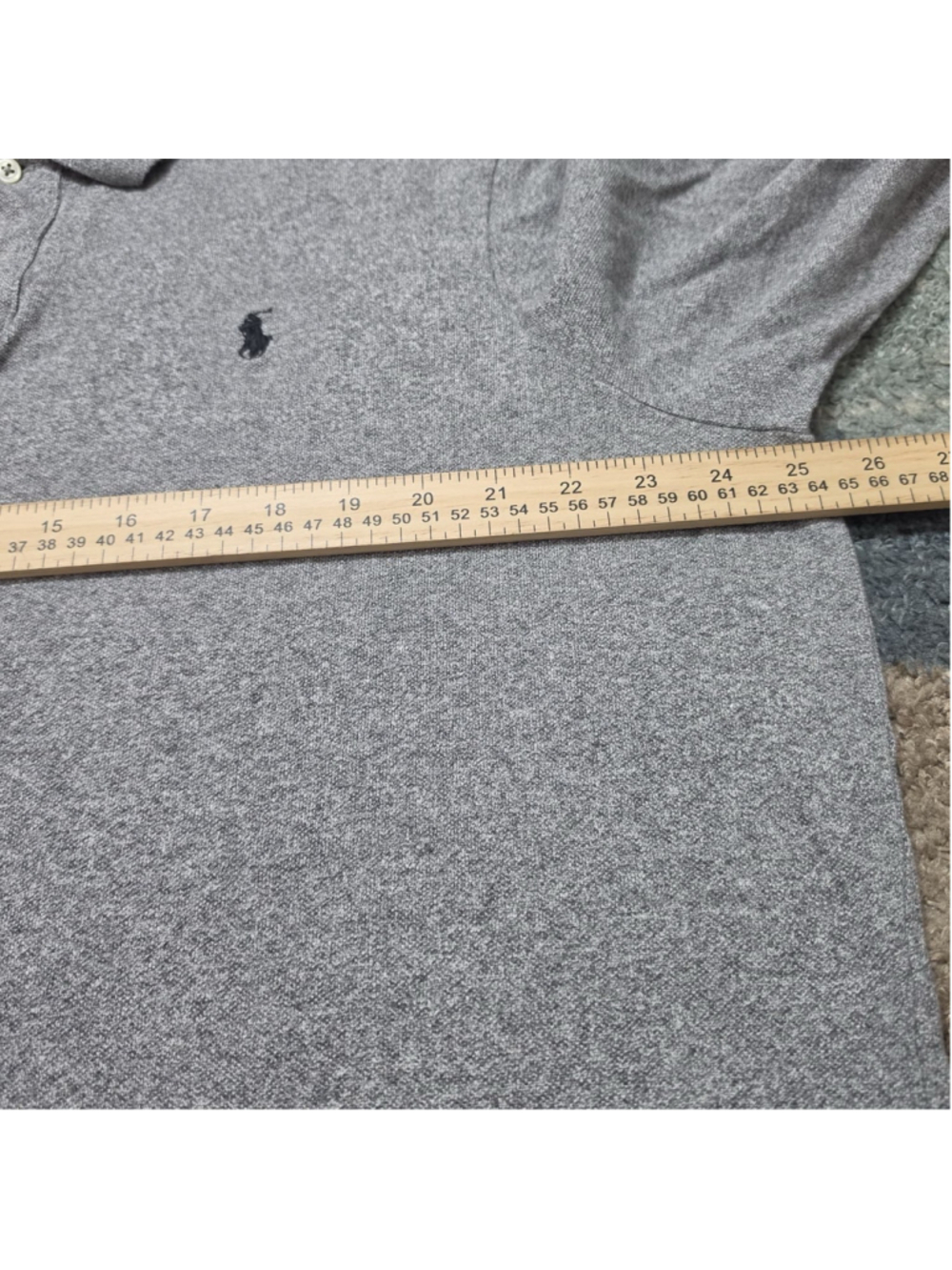 Polo Ralph Lauren Polo Shirts Mens XL Gray Lot 2 Classic Slim Fit Cotton - Picture 7 of 9